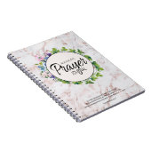 Prayer Journal Pink Floral Marble (Côté Droit)