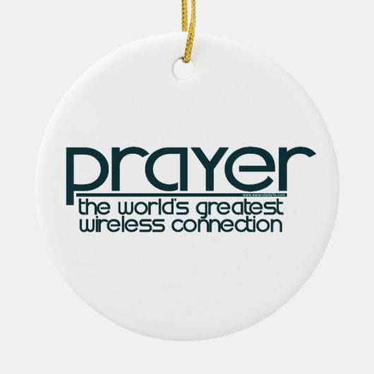 PRAYER KERAMISCH ORNAMENT (Voorkant)