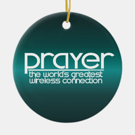 PRAYER KERAMISCH ORNAMENT (Voorkant)