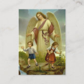 Prayer naar Mijn Guardian Angel Heilige Kaart Visitekaartje (Voorkant)