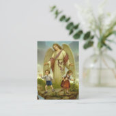 Prayer naar Mijn Guardian Angel Heilige Kaart Visitekaartje (Staand voorkant)
