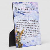 Prayer naar Saint Michael the Archangel Fotoplaat (Zijkant)