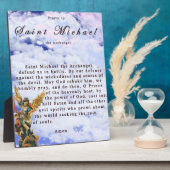 Prayer naar Saint Michael the Archangel Fotoplaat (Zijkant)