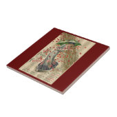 Prayer naar Saint Valentijn,  Victoriaans dame Tegeltje (Zijkant)