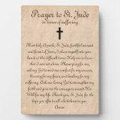 Prayer naar St. Jude voor heling en kracht Fotoplaat (voorkant)