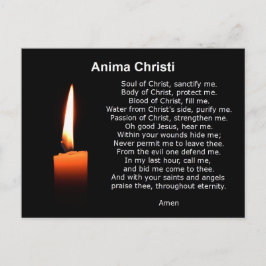 Prayer of Comfort Anima Christi Ziekte van Christu Briefkaart