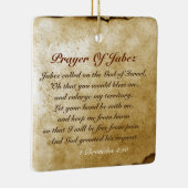 Prayer of Jabez Bible Verse Personalized Ornament (Rechts)