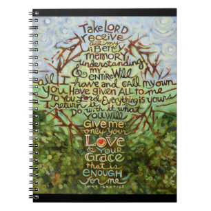 Prayer of St. Igatius Journal, bevestiging cadeau Notitieboek