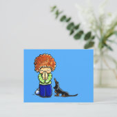 Prayer Partners Boy B/T Dachshund Briefkaart (Staand voorkant)