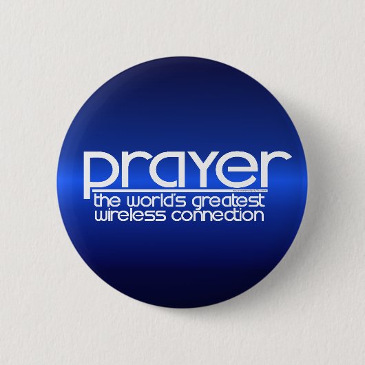 PRAYER RONDE BUTTON 5,7 CM (Voorkant)