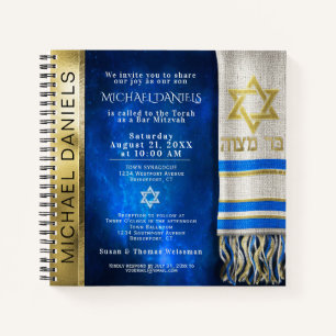Prayer Shawl Artwork 3 Ring Multomap Notitieboek