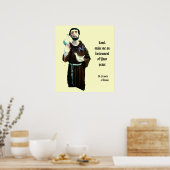 Prayer van Saint Francis Poster (Keuken)