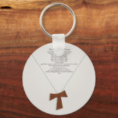 Prayer van Saint Francis Sleutelhanger (Voorkant)