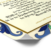 Prayer van Saint-Francis van Assisi 15:17 Parijs Poster (Hoek)