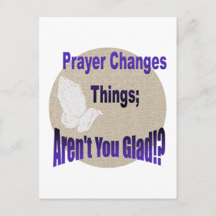 PRAYER VERANDERT DINGEN BRIEFKAART