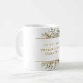 Prayer verandert dingen in koffie mok (Voorkant links)