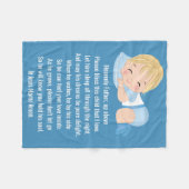 Prayer - Vleekbank, 60 x 80 inch Fleece Deken (Voorkant (Horizontaal))