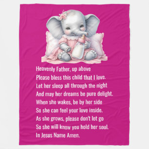 Prayer - Vleekbank, 60 x 80 inch Fleece Deken