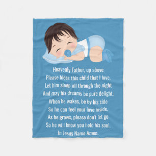 Prayer - Vleekbank, 60 x 80 inch Fleece Deken