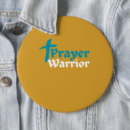 Prayer Warrior Button (In situ)