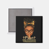 Prayer Warrior Christians Camo African American Af Magneet (Voorkant / Achterkant)