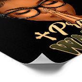 Prayer Warrior Christians Camo African American Af Poster (Hoek)