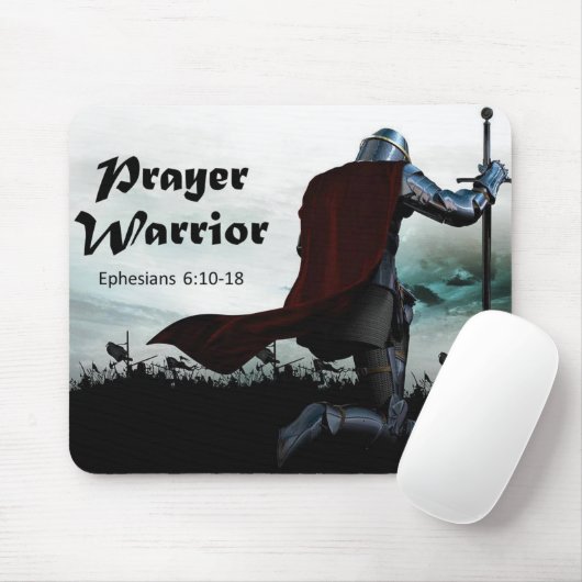 Prayer Warrior Mousepad Muismat (Met muis)