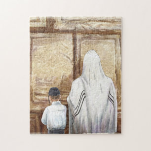 Prayer Westerne muur Jerusalem Old City Israel Jig Legpuzzel