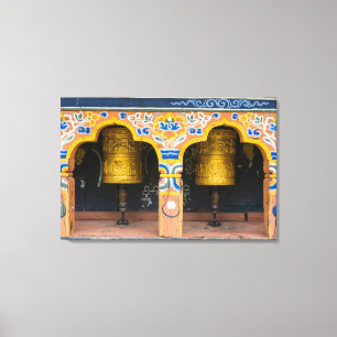 Prayer Wheels Canvas Afdruk