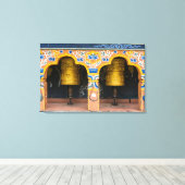 Prayer Wheels Canvas Afdruk (Insitu (Houten vloer))