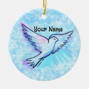Prayer Works Duif Siervoorwerp Keramisch Ornament