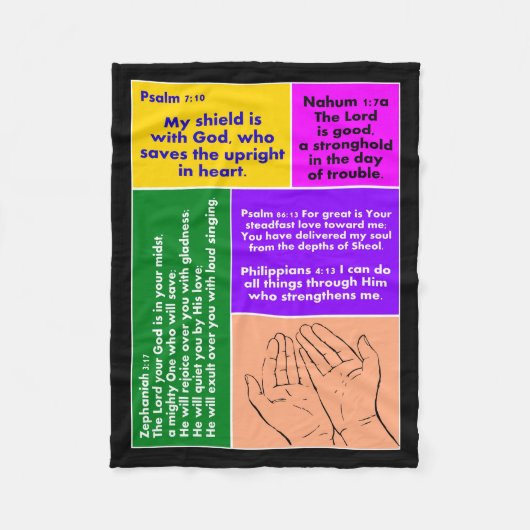 Prayers Fleece Blanket Deken (Voorkant)
