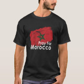 #PrayForMorocco T-shirt (Voorkant)