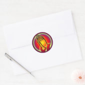 PRAYHANDEN RONDE STICKER (Envelop)
