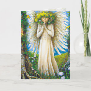 Praying Angel Graphic Arts Kaart