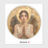 Praying angel sticker (Vel)