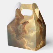 Praying Angels in Golden Clouds Bedankdoosjes (Voorkant)