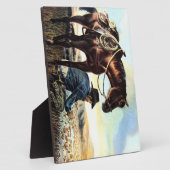 Praying Cowboy Fotoplaat (Zijkant)