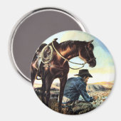 Praying Cowboy Magneet (Voorkant / Achterkant)