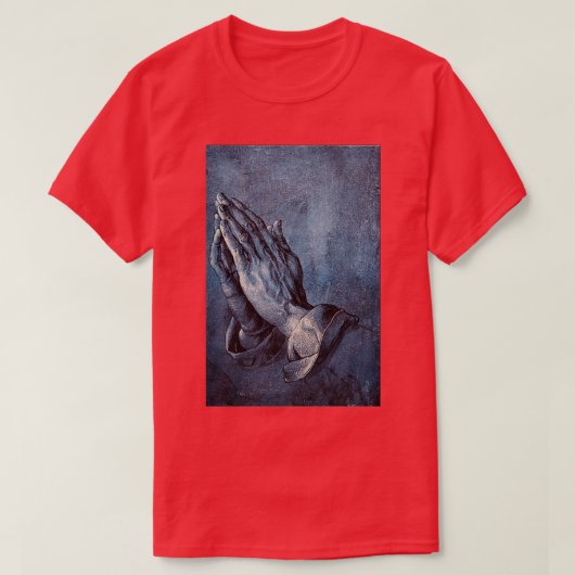 Praying Hands Albrecht Durer T-shirt (Design voorkant)