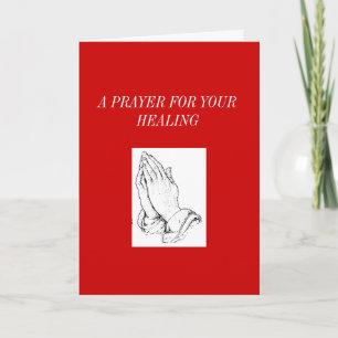 PRAYING_HANDS, EEN GEBED VOOR UW HET HELEN FEESTDAGEN KAART