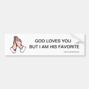 Praying Hands God Bumpersticker