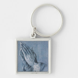 Praying Hands Premium Square Sleutelhanger. Sleutelhanger