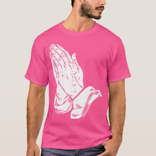 Praying Hands T - Cool Christelijk Religious Jesus T-shirt