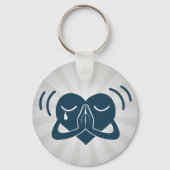Praying Heart Sleutelhanger (Achterkant)