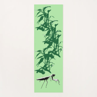 Praying Mantis Bamboo Oerwoud Yoga Mat