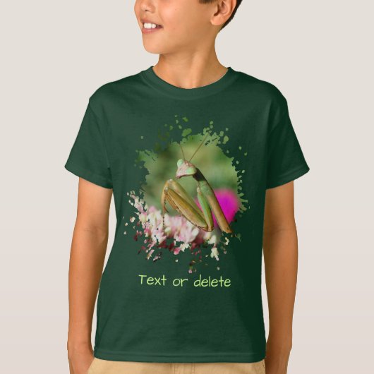 Praying Mantis Insect Personalized T-shirt (Voorkant)