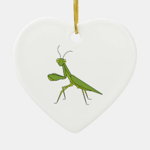 Praying Mantis Keramisch Ornament