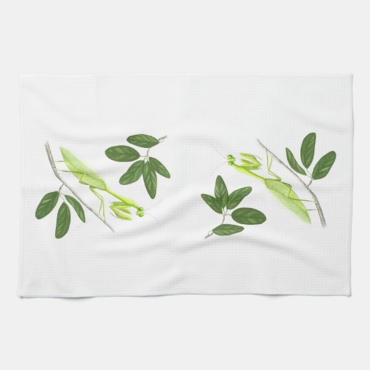 Praying Mantis Kitchen Towel Theedoek (Horizontaal)