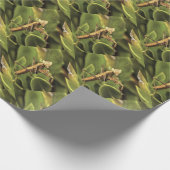 Praying Mantis Portrait Insect Art Cadeaupapier (Hoek)